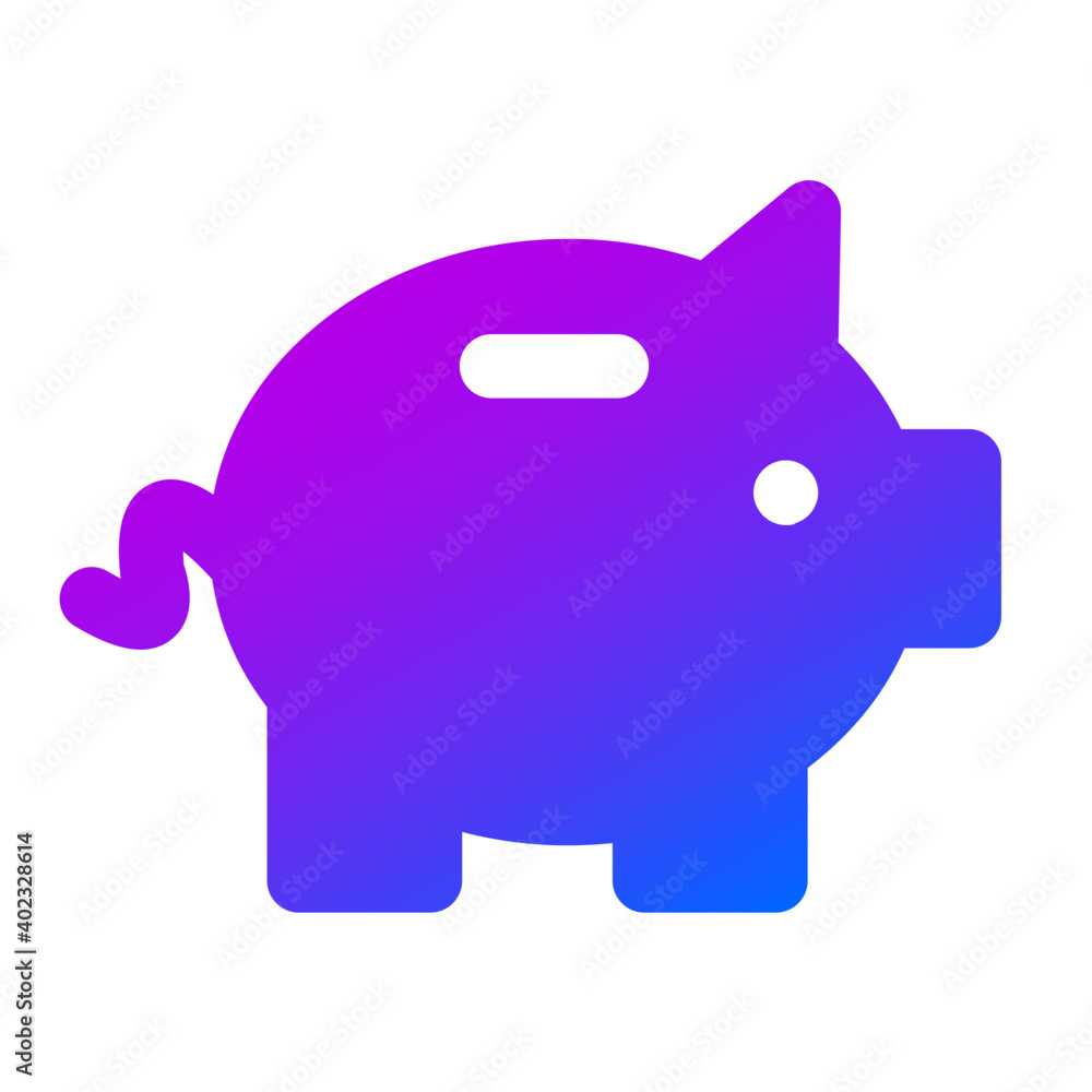 Piggy bank icon Piggy bank icon
