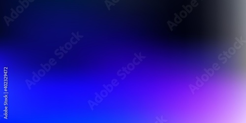 Dark pink, blue vector blur drawing.
