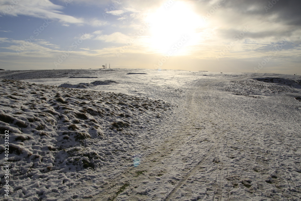 Cleeve Hill snow
