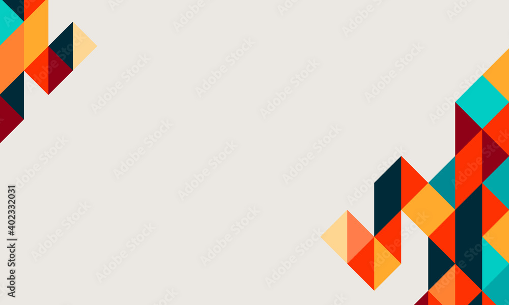 Colorful geometric triangle background. Colorful geometric triangle background.
