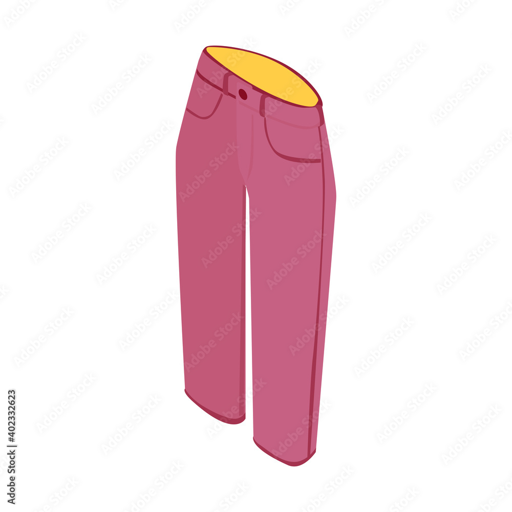 Trousers Vector Illustration Trousers Vector Illustration