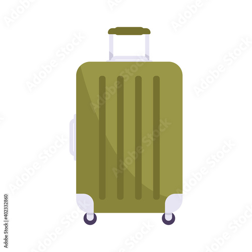Flat Lugagge Bag Icon