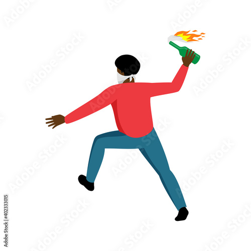 Protest Action Illustration