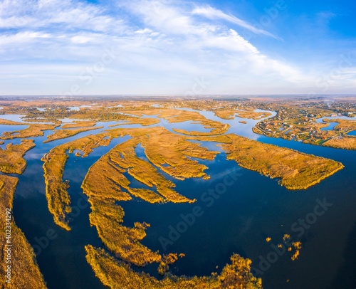 The village is located on Samarskie Plavni in picturesque Ukraine