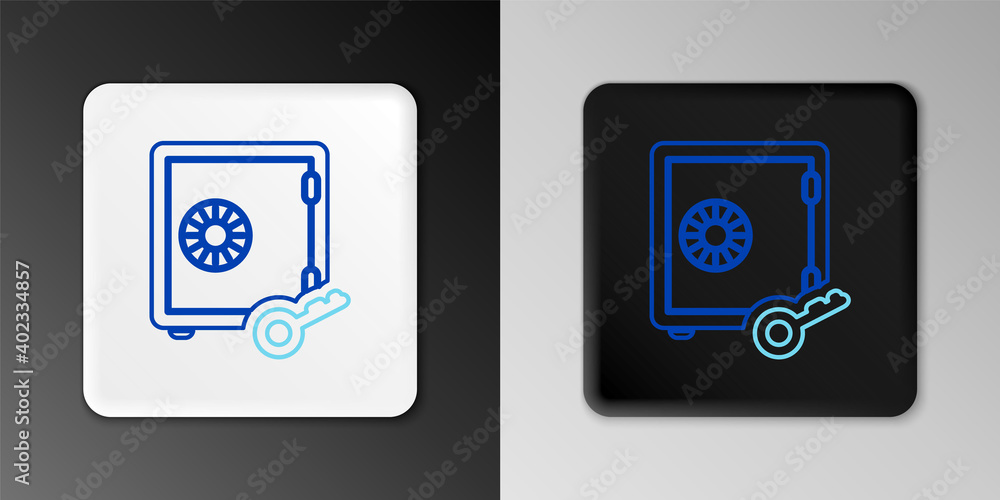 Line Proof of stake icon isolated on grey background. Cryptocurrency economy and finance collection. Colorful outline concept. Vector. Line Proof of stake icon isolated on grey background. Cryptocurrency economy and finance collection. Colorful outline concept. Vector.