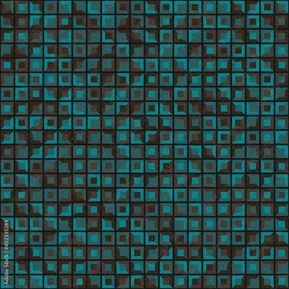 Fototapeta premium Abstract Geometric Pattern generative computational art illustration