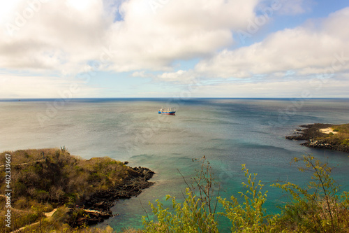 Paisaje en las islas galápagos