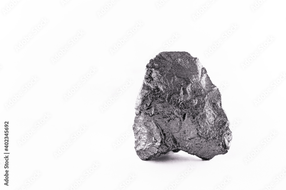 cobalt stone on isolated white background. Industrial ore used in construction and medicine. cobalt stone on isolated white background. Industrial ore used in construction and medicine.