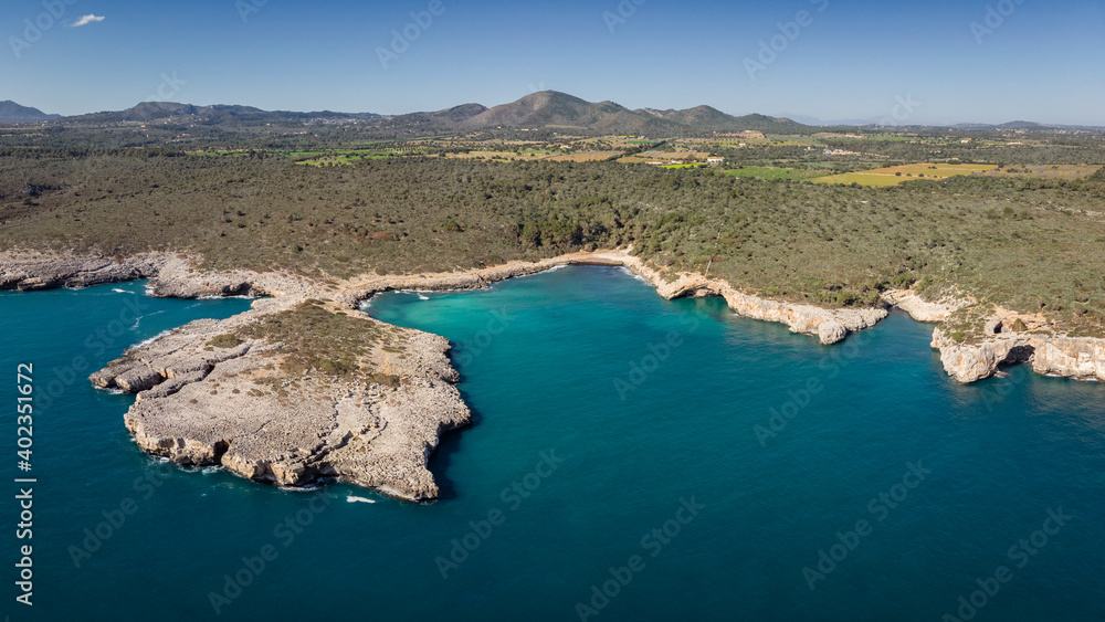 Cala Varques, Manacor, Mallorca, Balearic Islands, Spain