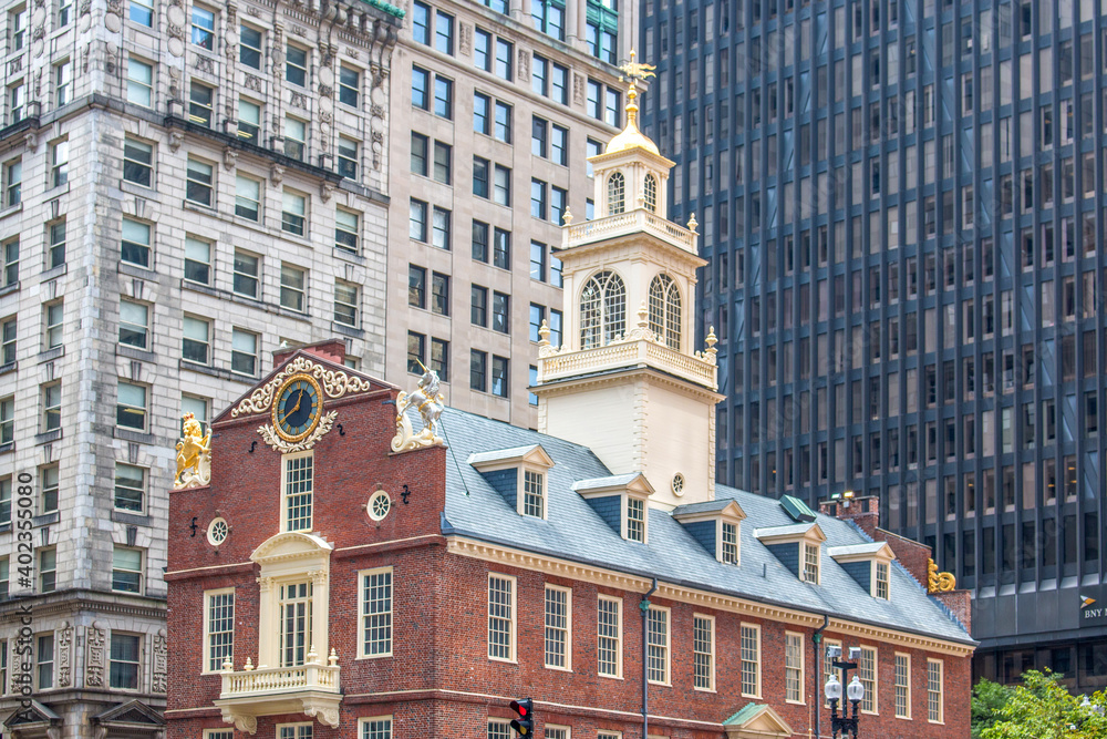 Obraz premium Old State House on the Freedom Trail Boston Massachusetts USA