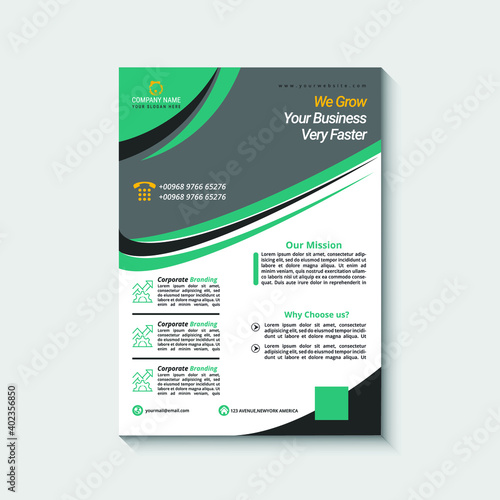 Creative modern business and corporate flyer design templets for 2021