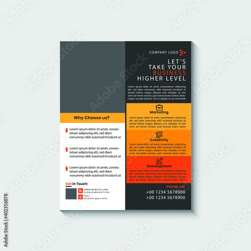 Creative modern business and corporate flyer design templets for 2021
