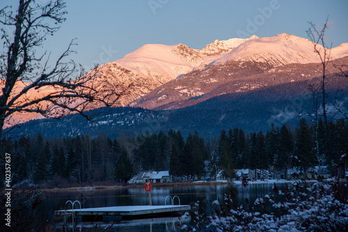 Sunset at Whistler, British Columbia