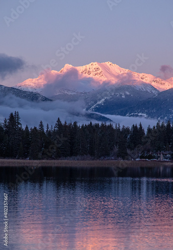 Sunset at Whistler  British Columbia