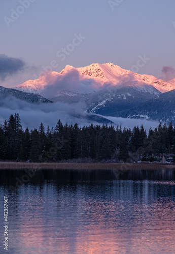 Sunset at Whistler, British Columbia