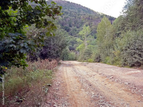 Beloretsky tract. Nature is in the way of the Beloretsky tract. Roads and landscape. photo