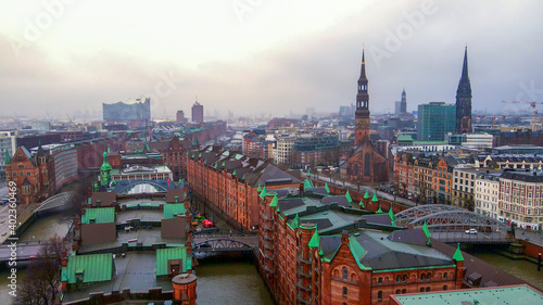 Harbour City district called Hafencity in Hamburg - travel photography