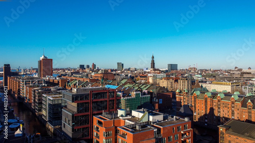 City of Hamburg Germany from above - travel photography