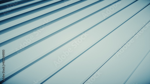 Abstract design of motion stairs. White minimal architectural background. 3d illustration