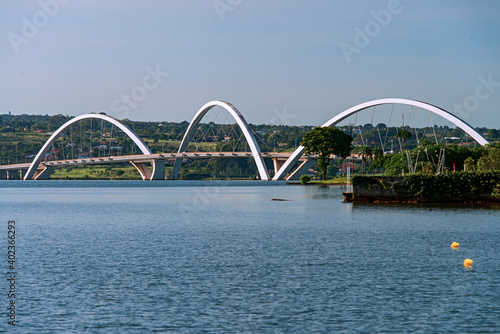 Bridge JK at Paranoá Lake, Brasilia, Brazil