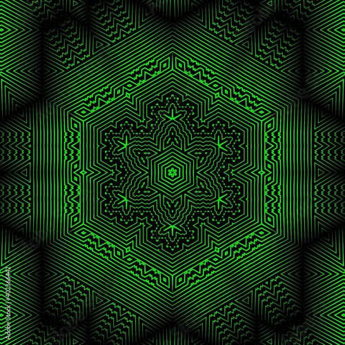 colour gradient emerald green thin diagonal lines on jet black background with ripple effect from water reflection