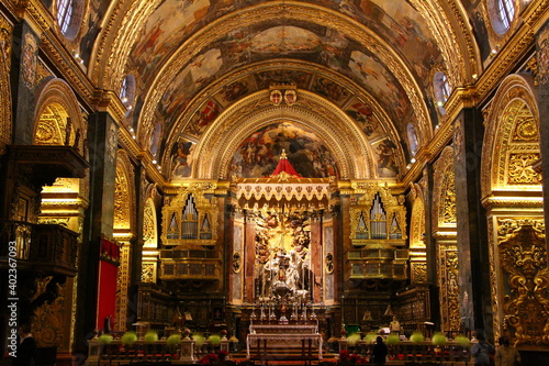 La co-cathédrale Saint-Jean à la Valette, Malte
