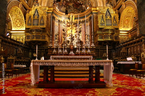 La co-cathédrale Saint-Jean à la Valette, Malte
