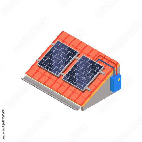 Eco Friendly Technology Vector Illustration