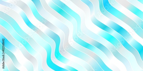 Light Pink, Blue vector template with curves.