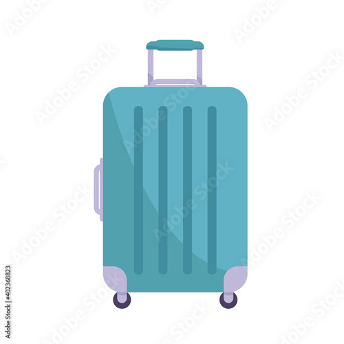 Trolley Bag Flat Illustration