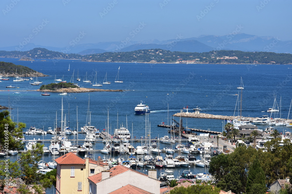 L'île de Porquerolles, sur la Côte d'Azur