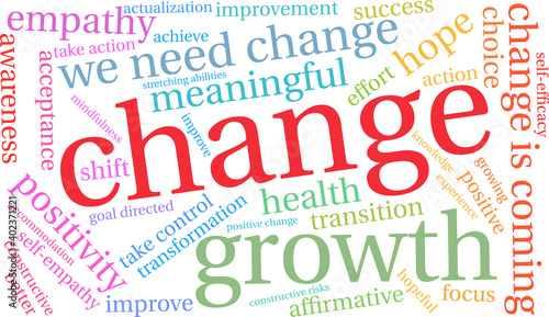 Change Word Cloud on a white background. 