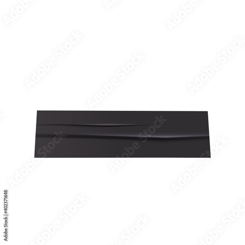 Black Sticky Tape Illustration