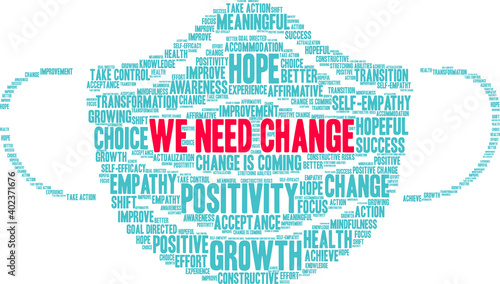 We Need Change Word Cloud