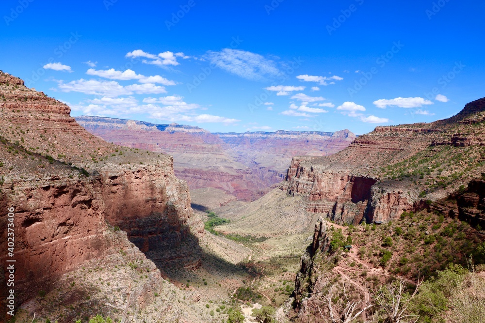 Grand Canyon view on a sunny day