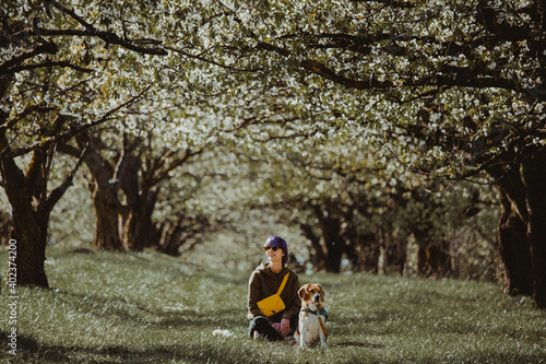 girl in the park