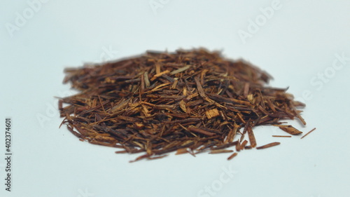 rooibos with a white background