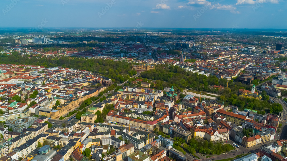 Fototapeta premium München von oben