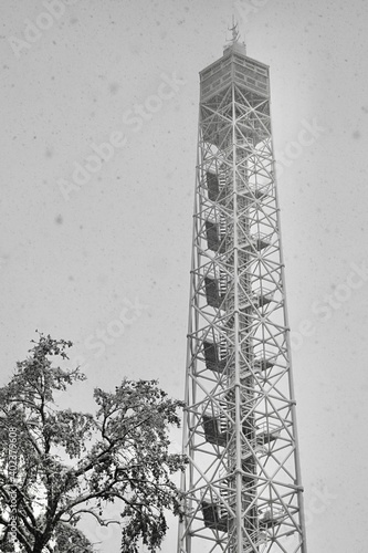 tower in the evening