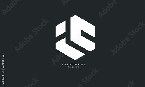 Alphabet letters Initials Monogram logo IC, CI, I and C
