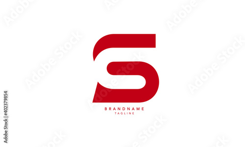 Alphabet letters Initials Monogram logo SC, CS, S and C