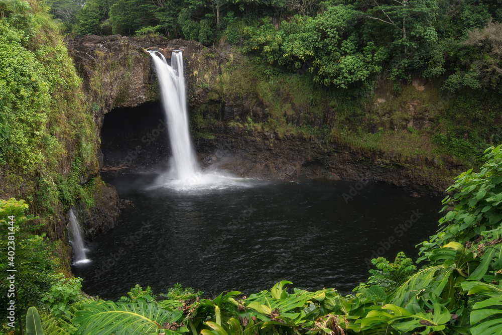 Rainbow falls, Wailuku river, Hilo. Big Island Hawaii 