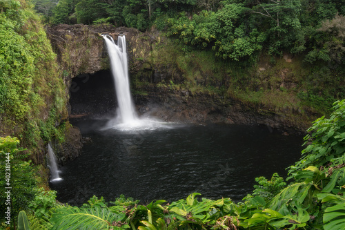 Rainbow falls  Wailuku river  Hilo. Big Island Hawaii 