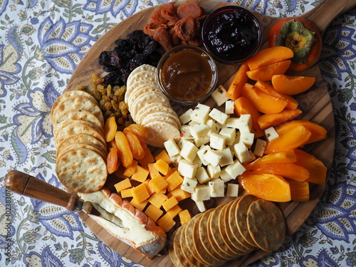 cheese and fruit festive platter