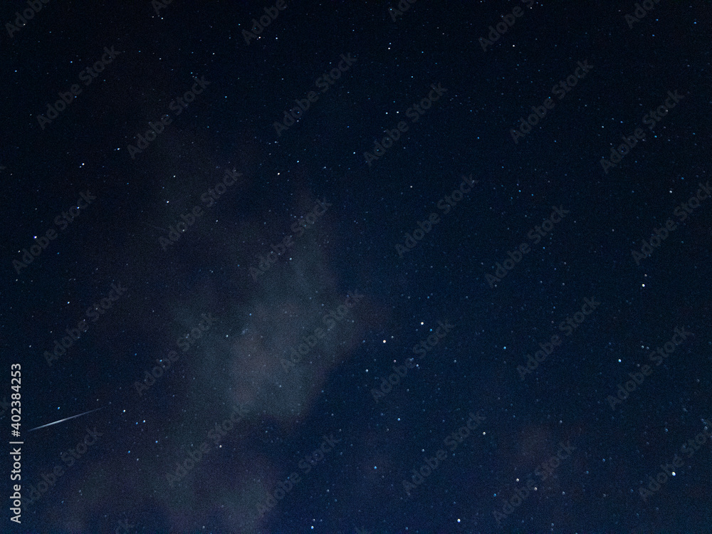 流星と星空 流星と星空