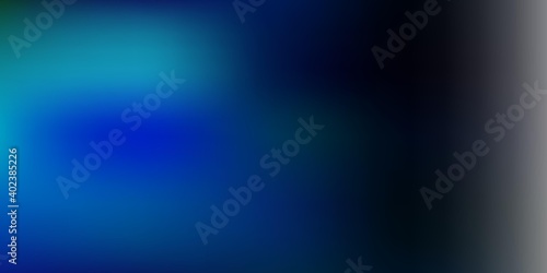 Dark blue, green vector blur pattern.