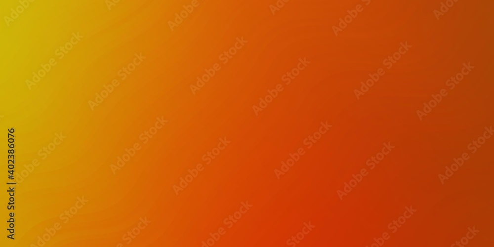 Light Orange vector pattern with curves.