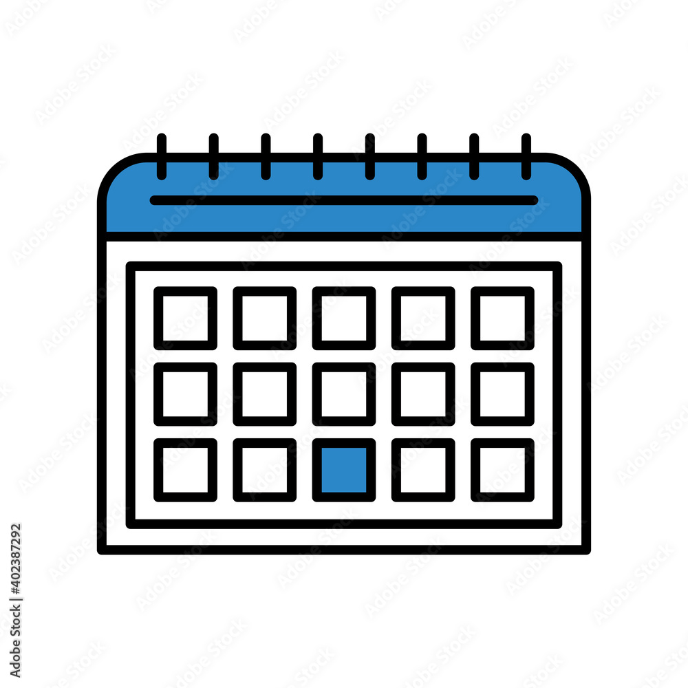 calendar icon isolated vector design calendar icon isolated vector design