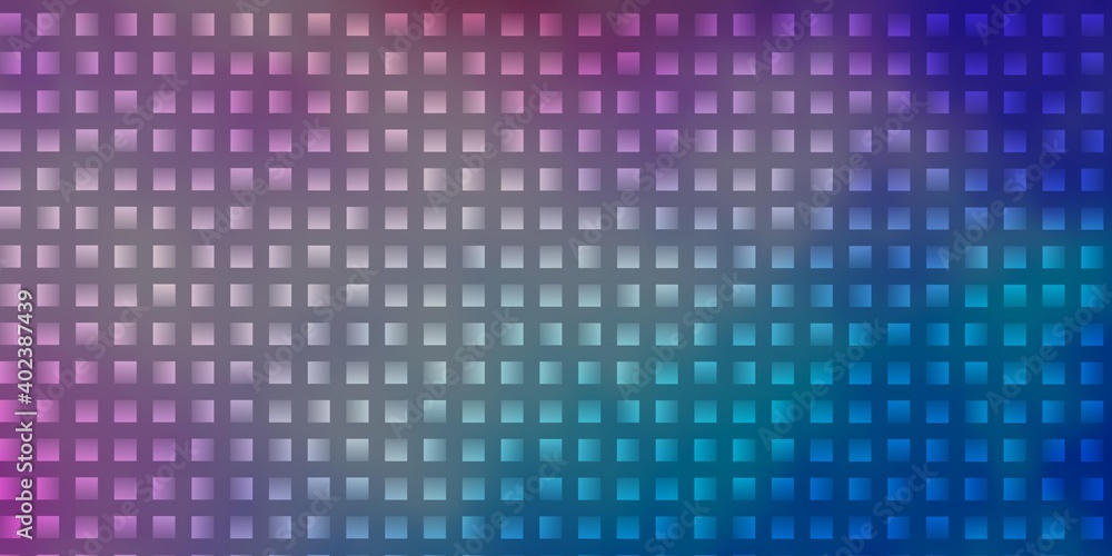 Light Blue, Red vector background with rectangles. Light Blue, Red vector background with rectangles.