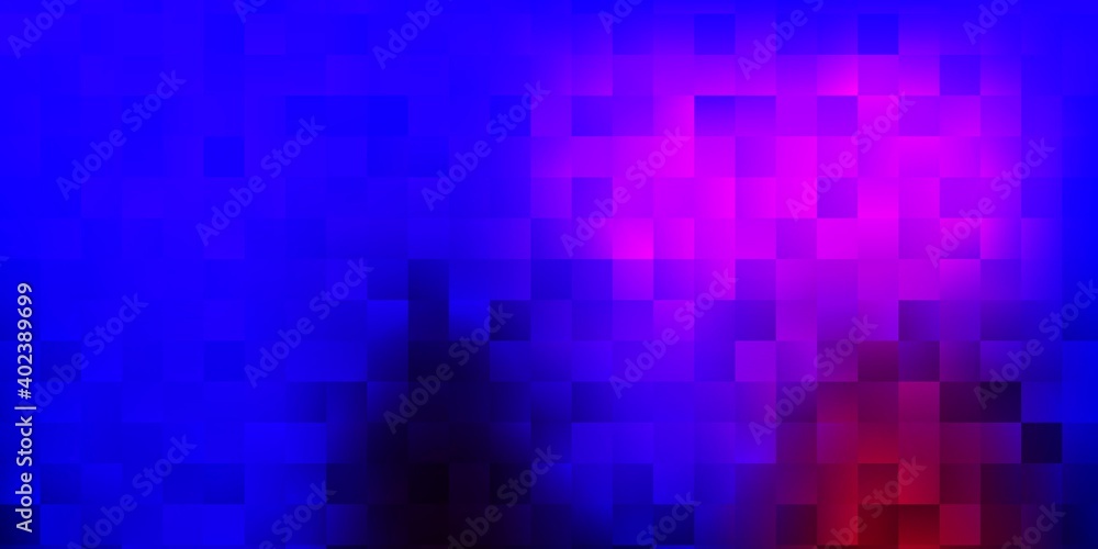 Dark blue, red vector template with abstract forms.